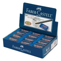 Faber Castell Exam Eraser 24 pcs. With Its Ergonomic Design, It Is Ideal For Erasing Pencil Marks. Leaves No Trace