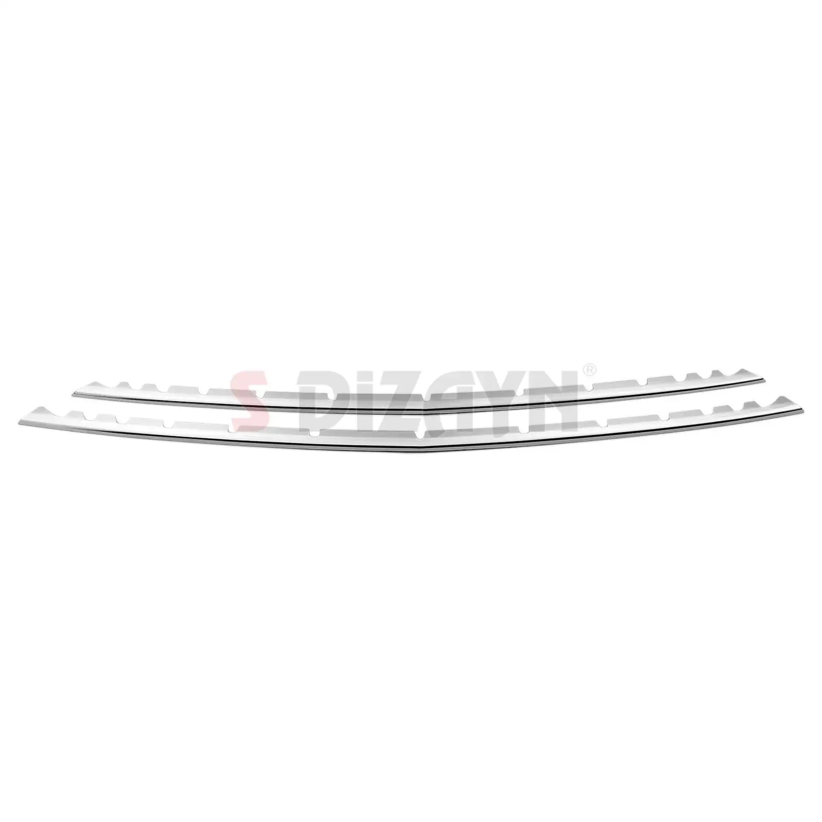 S Dizayn For Mercedes Vito W447 Chrome Front Bumper Trim Stainless Steel 2 Pcs Exterior Car Accessories Parts Auto Product