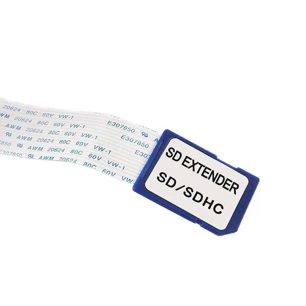 10/48CM SD to SD Card Extension Cable Card Read Adapter Flexible Extender Micro SD/SDHC Extender Cord Linker