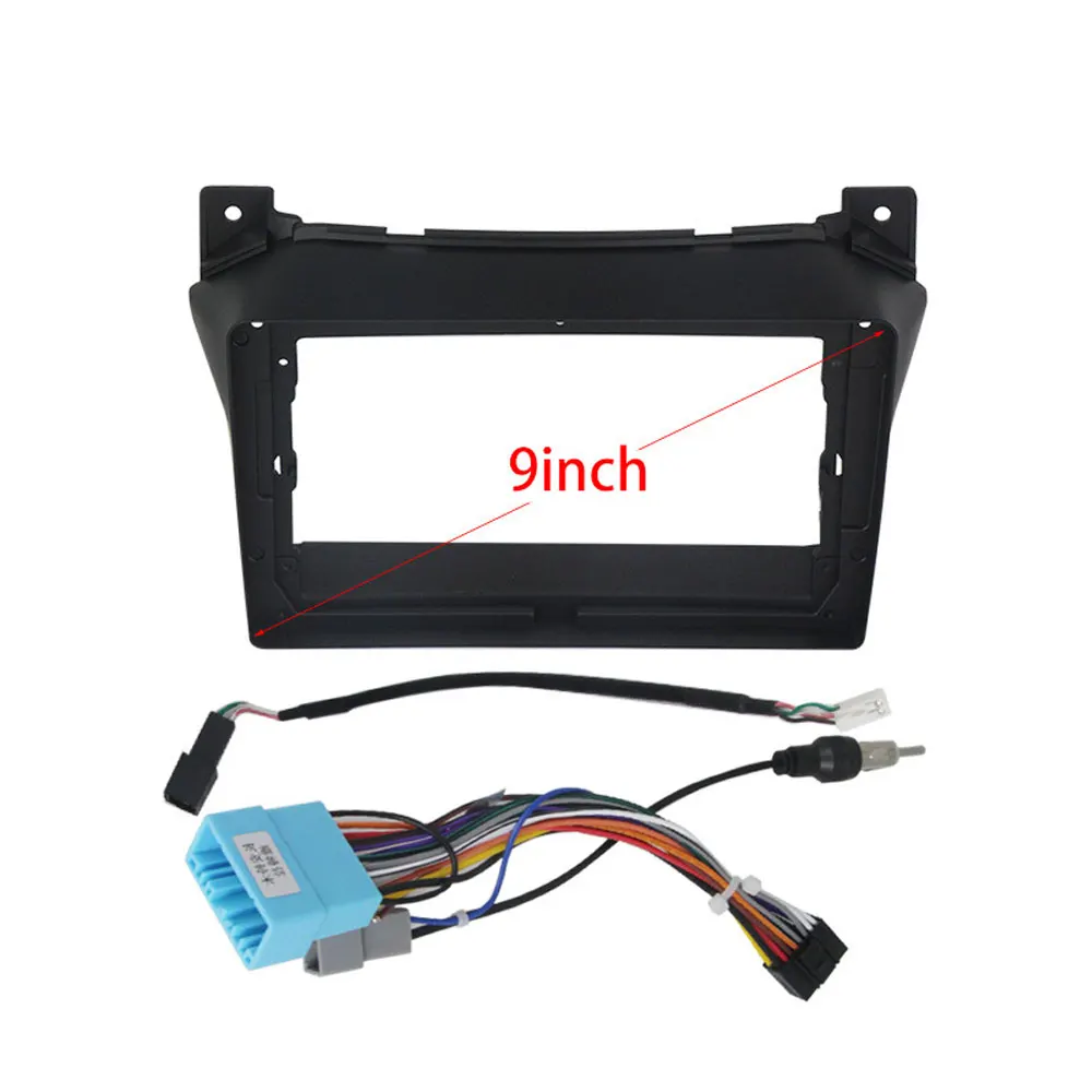 9 inch Car DVD Frame Audio Adaptor Dash Trim Kits Facia Panel For Suzuki Alto 2009 - 2013 Frame No Cable Radio Player screen