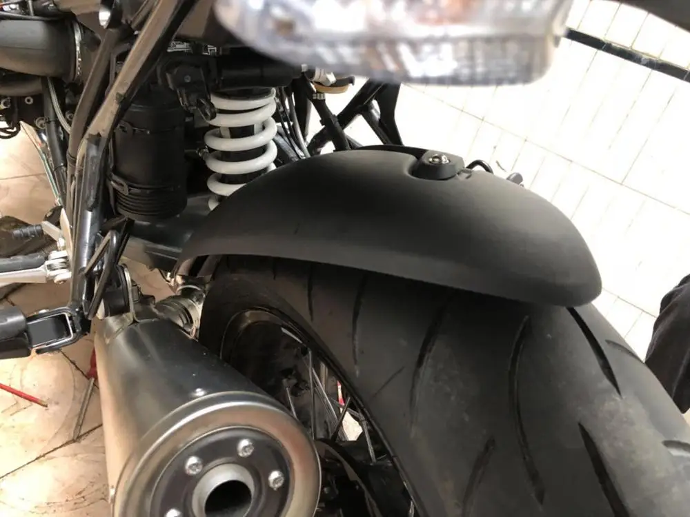 Hugger belakang Mudguard Fender roda penutup ban untuk BMW R nineT 2014 +