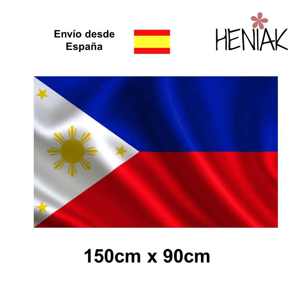 Philippines National flag 150 cm x 90 cm polyester fabric decoration Philippine country