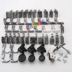 51PCS Practical Presser Feet SET&Seam Guide&SCREWS FOR JUKI DDL- 5550 8300 8500 BROTHE DB2-B735 B737 B738 B745 B755 +R