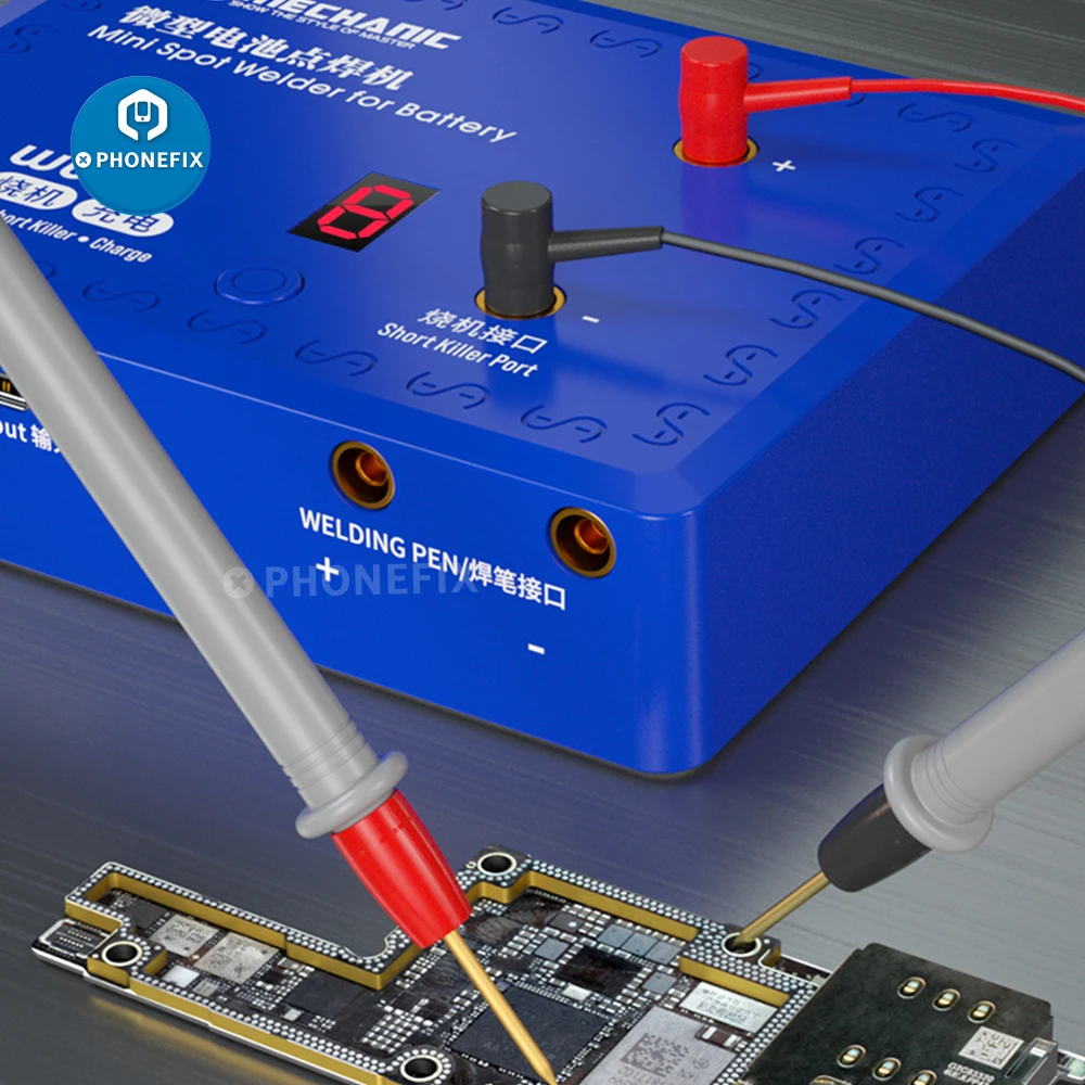 

Mechanic DIY Mini 8 Gears Spot Welding Machine with Spot Welding Pen lithium battery Nickel Sheet Multi-functional Short Killer