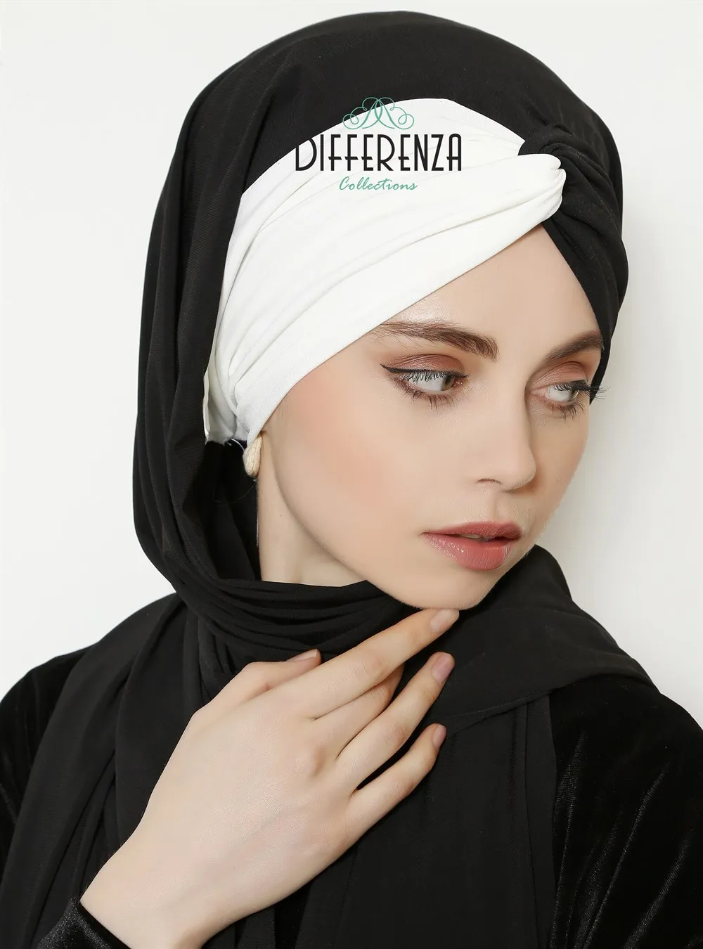 Turbante Hijab para mujer, pañuelo de cabeza femenino, nudo de gasa, ropa musulmana, accesorio de ropa islámica, Abaya de Dubai, وشح