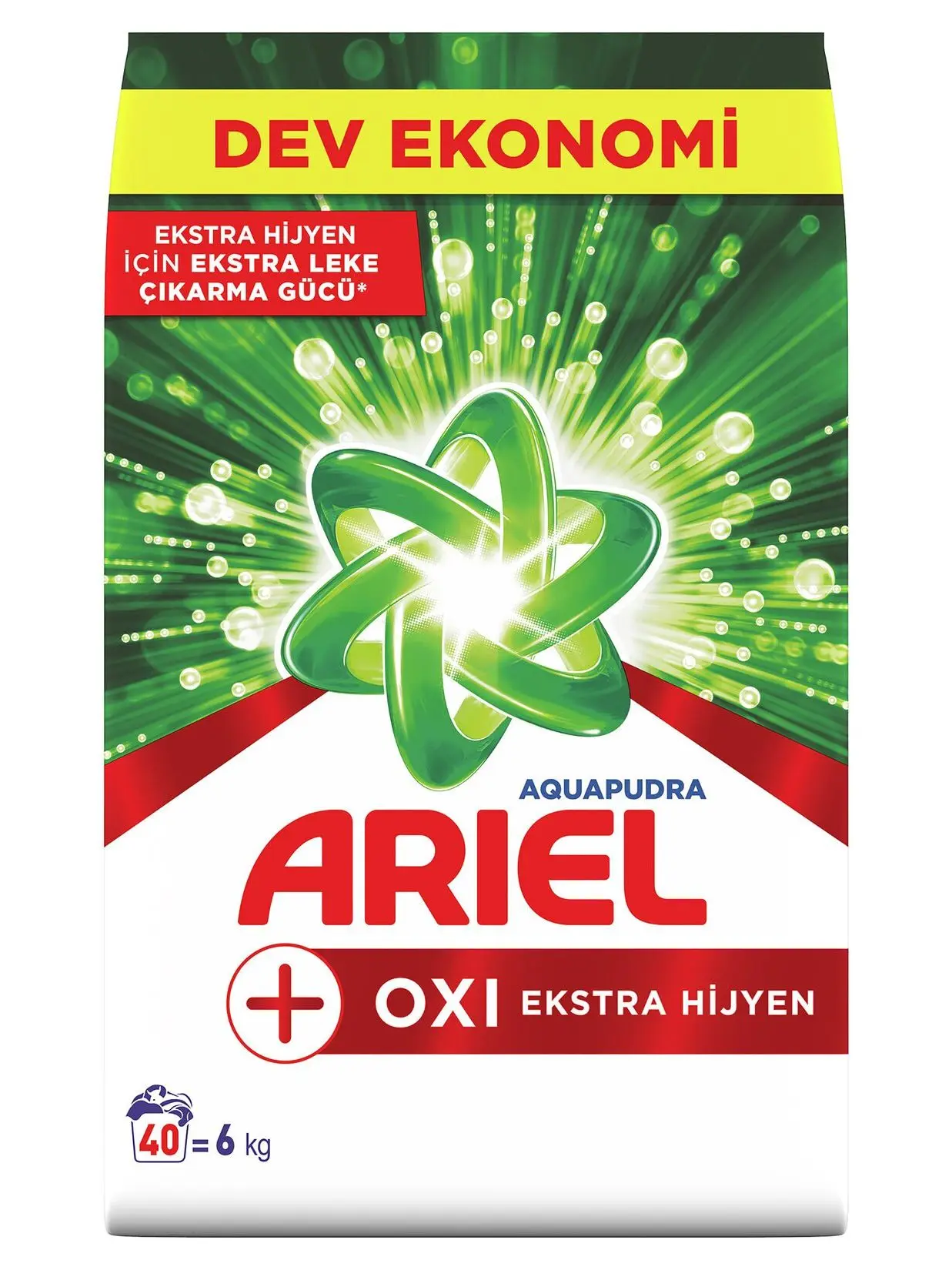 Ariel Oxi Extra Hygiene Washing Detergent One-Piece 6 Kg All Machines For Ideal Choice White Lingeries Effective Solutions That product