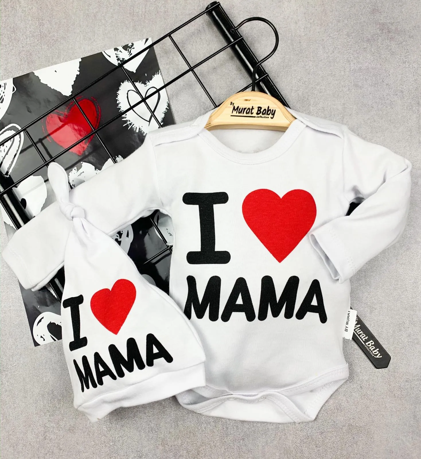 PAPA AND MAMA PRINTED ZIBIN BABY SETS BABY HOSPITAL EXIT SETS BABY FASHION BABY STYLE BABY CLOTHING BABY CLOTHING BABY PAJAMA