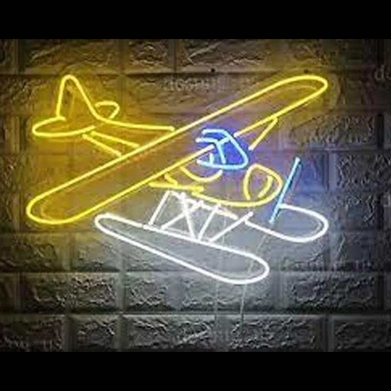 Neon Bulbs Signs Glider Beer Bar Pub Plane Decor Light Sign Iconic Window Display Aesthetic Night Light Colored Lamps Personlize