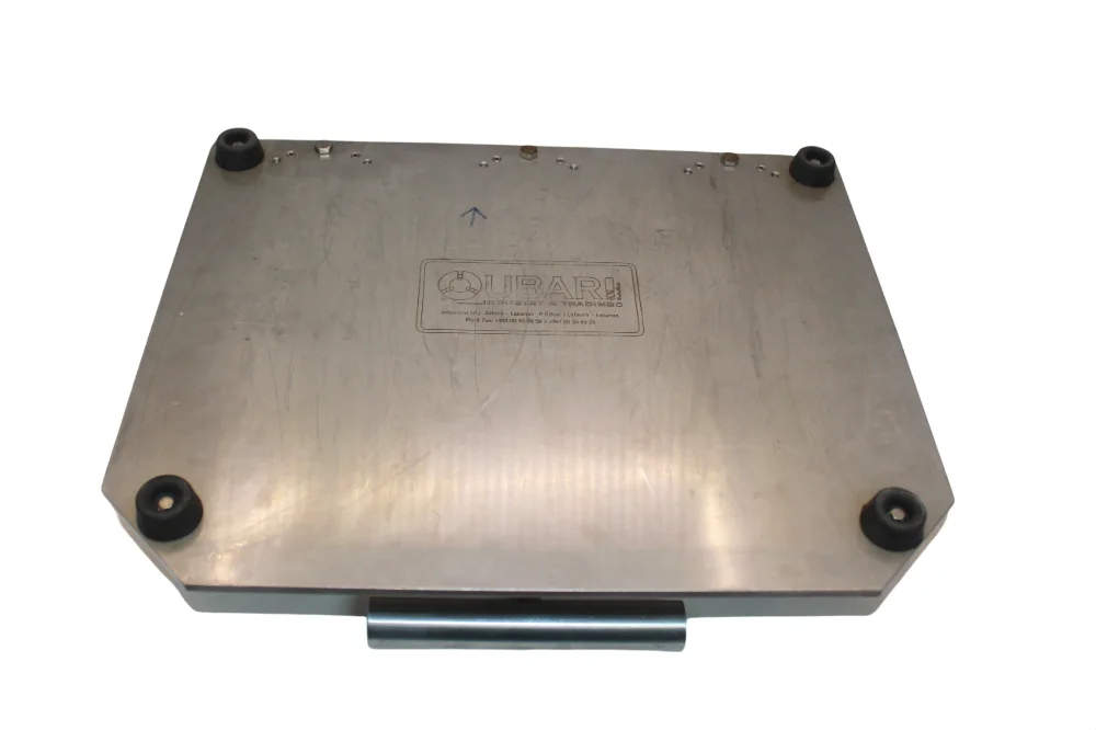 Molde da massa que forma a máquina