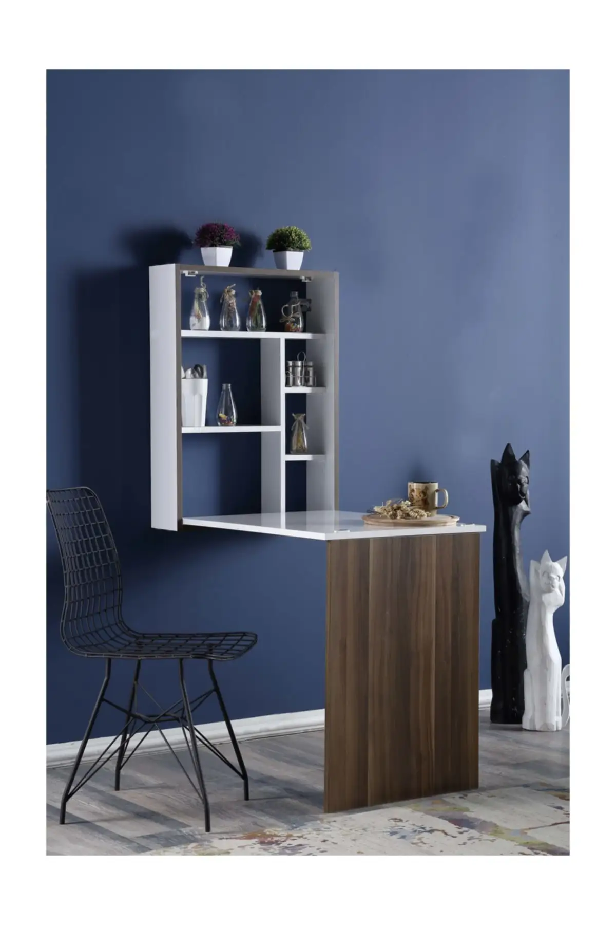 Magicbox – bureau mural blanc