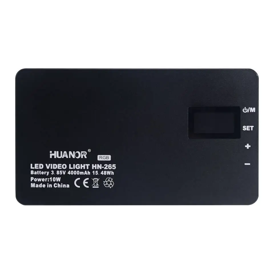 JINTU 130 LED Lampu Video RGB Lampu Kamera LED 10 Moldel 2500-8500K 4000MAh Lampu Fotografi Portabel dengan Tripod Mini