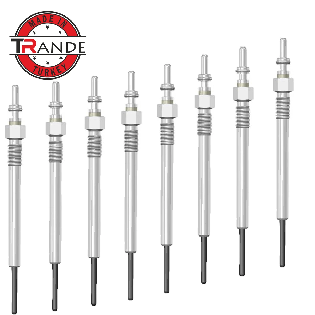 Trande Diesel Engine Heater Glow Plug 8 Pcs 7V For 0250603004 Made In Turkey Trande Store Guarantee