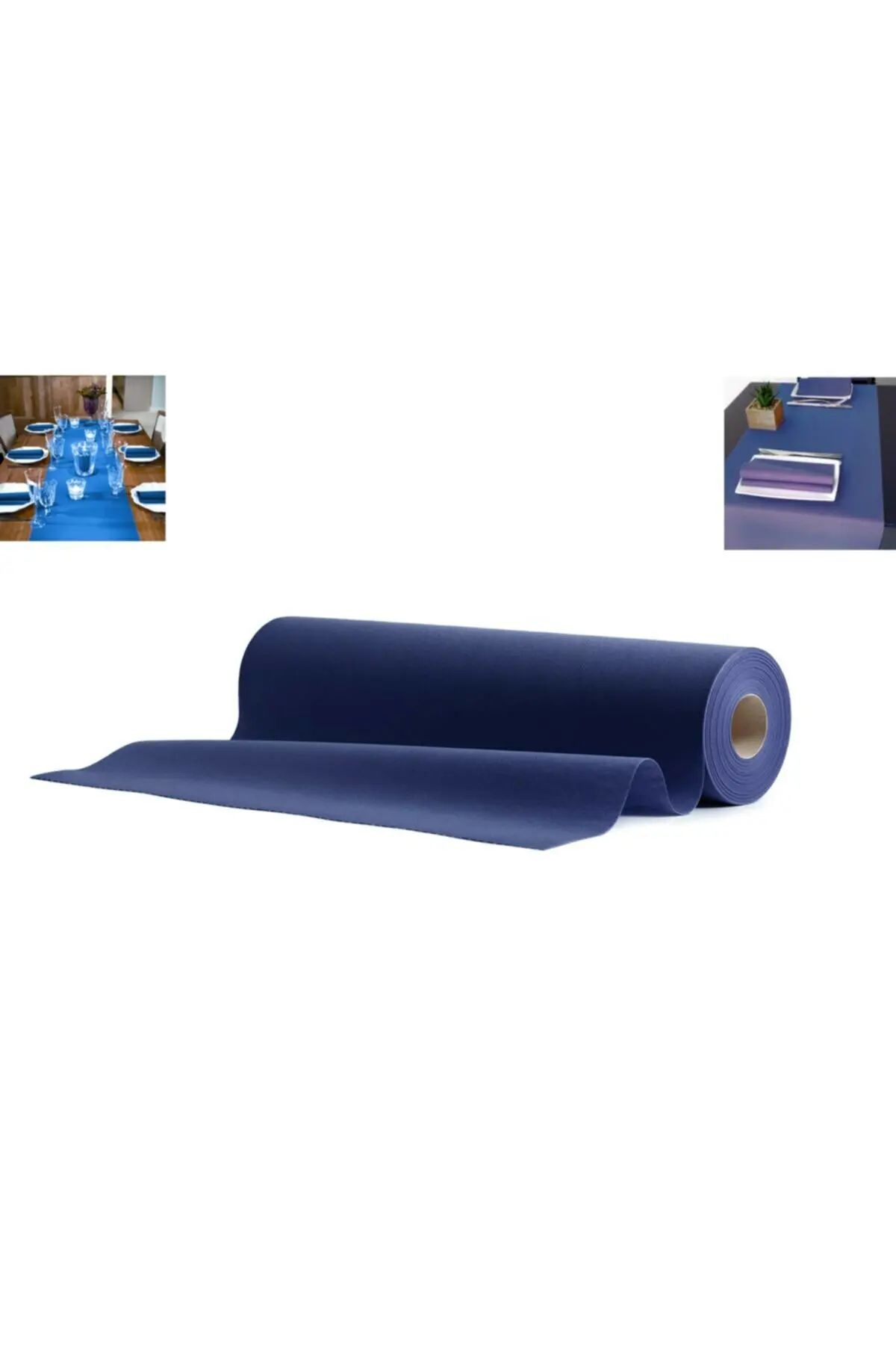 

Fabric Patterned Water Resistant Blue Each Piece 40*120 cm in Total 2400 cm Airlaid Runner Table Cloth