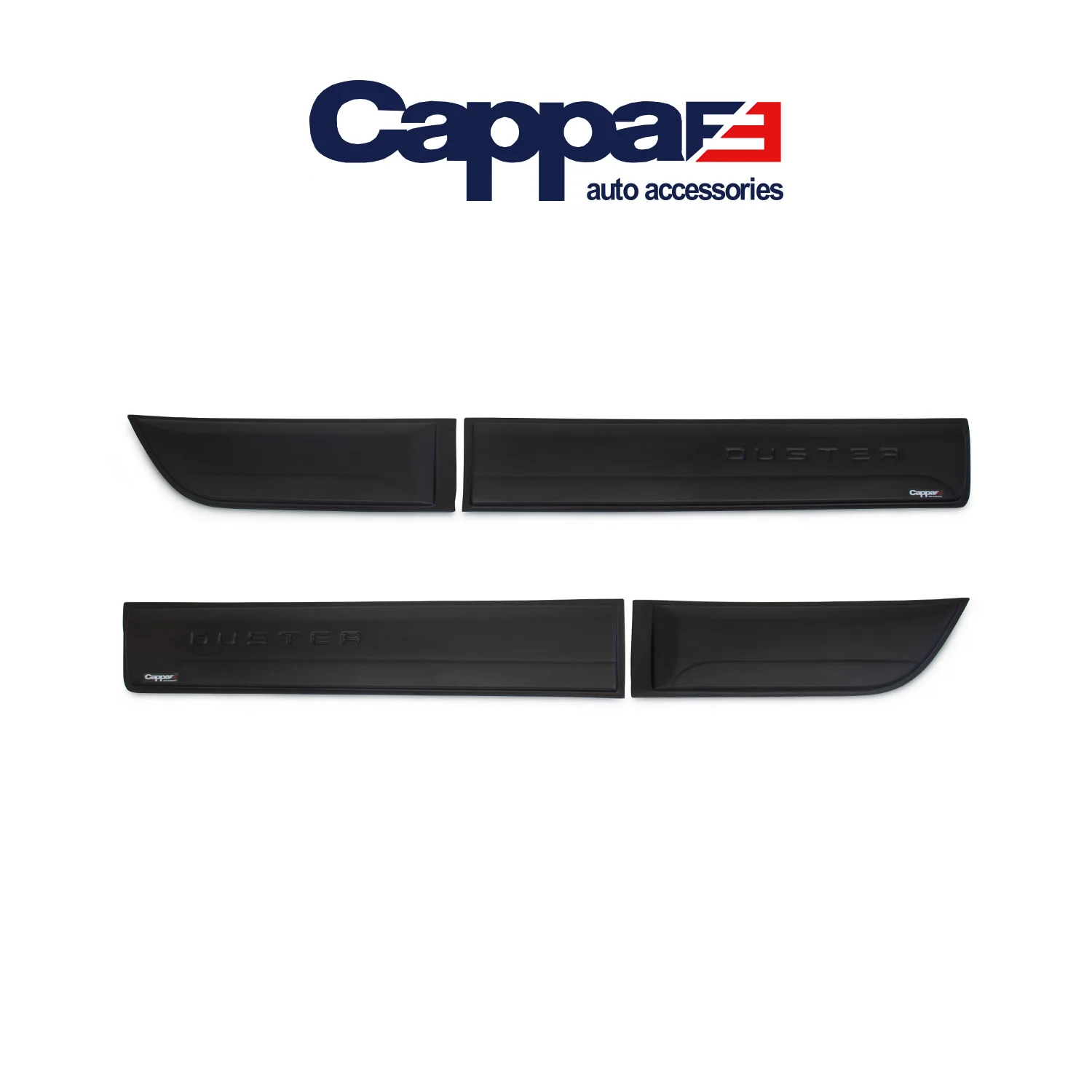 

CAPPAFE Guard of doors 4 Pieces/Set for Dacia Duster 2018 Above- ABS plastic car accessories protective plate car styling tuning