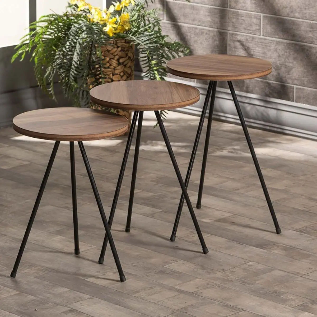 3 kaffee Tisch Roma Nesting Tabelle Braun Schwarz Roma Nesting Tabelle Wohnzimmer Kaffee Tisch