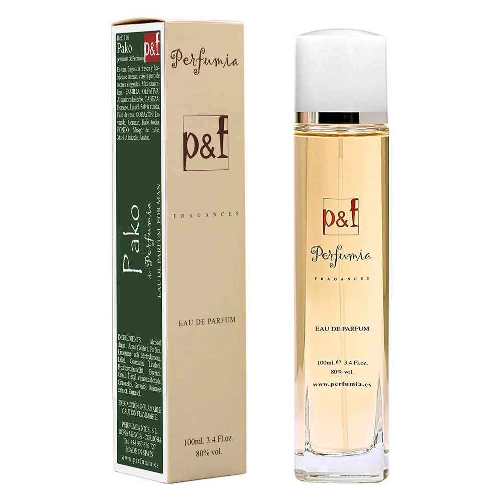 PAKO by p & f Perfume inspired by PAK0 RABANNE pour Homme, vaporizer, perfume water man