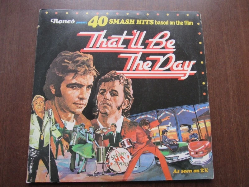 

Old 12 inch 30cm Vinyl Records LP Disc Movie Soundtrack Various That'll Be The Day UK Version Classic Music Songs Used