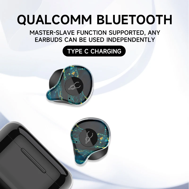 Беспроводные наушники Sabbat X12 Ultra TWS, Bluetooth-совместимы с 5,2 спортивными Hi-Fi стереонаушниками, Внутриканальные наушники с шумоподавлением, гарн...
