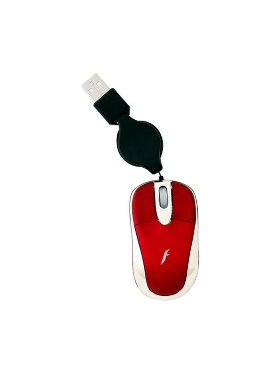 Frisby FM-840M-R Mini Roller Wired USB Optical Mouse Red 3 Button 800 DPI Home Office Free Fast Shipping From Turkey