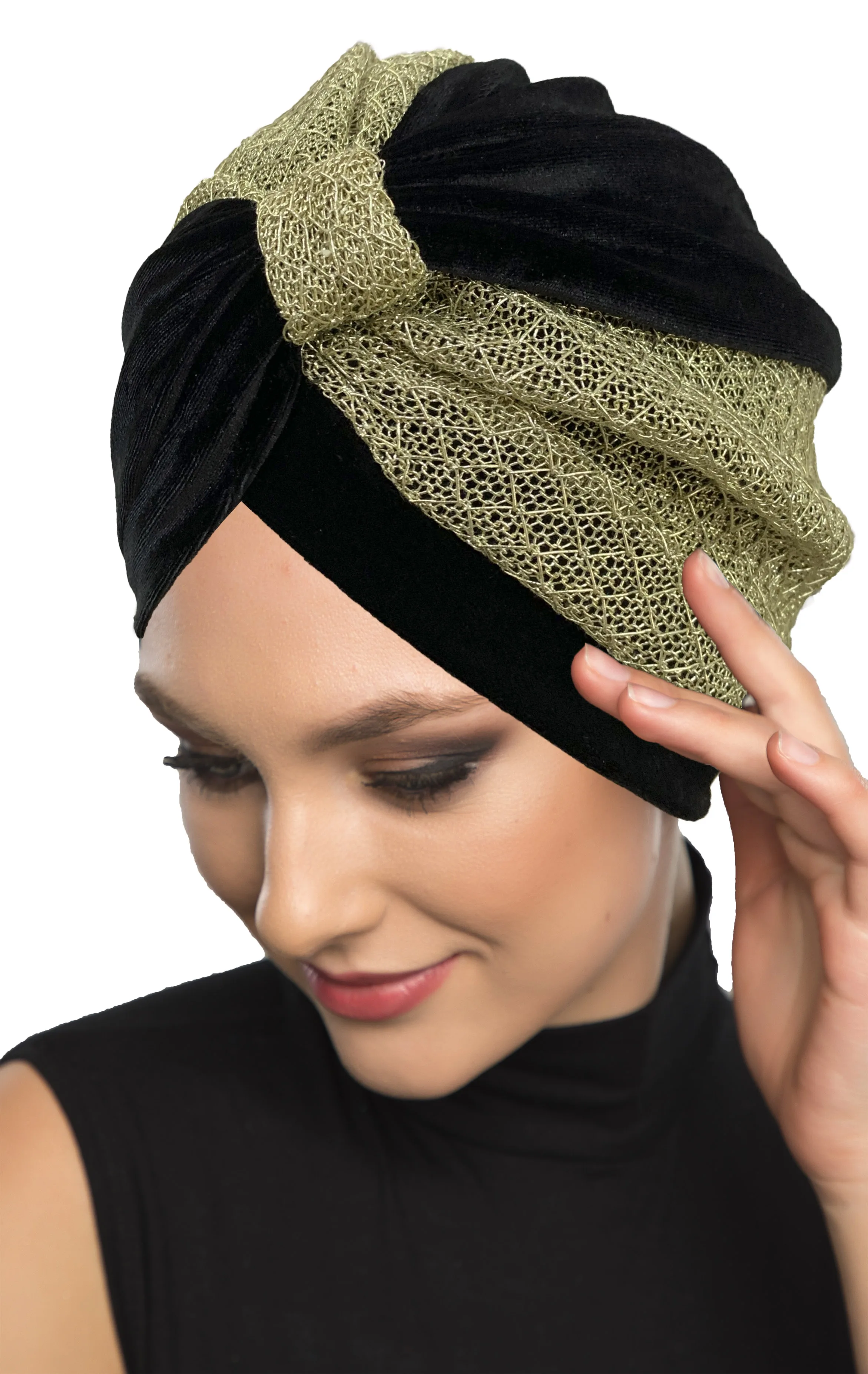 Turban prêt à l'emploi en velours et or pour femmes, casquette, écharpe, Hijab, Cancer, doublure musulmane, chimio, toute saison, Design personnalisé, perle, nouvelle mode 2022