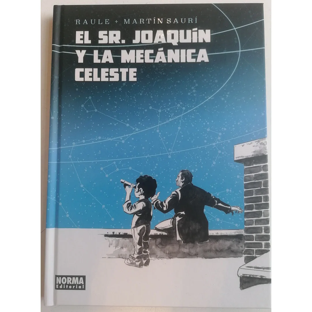 European, Mr JOAQUIN and the celestial MECANICA, ED. ASTRONAVE, year 2021, author RAULE, Spanish COMIC BOOK, TEBEO