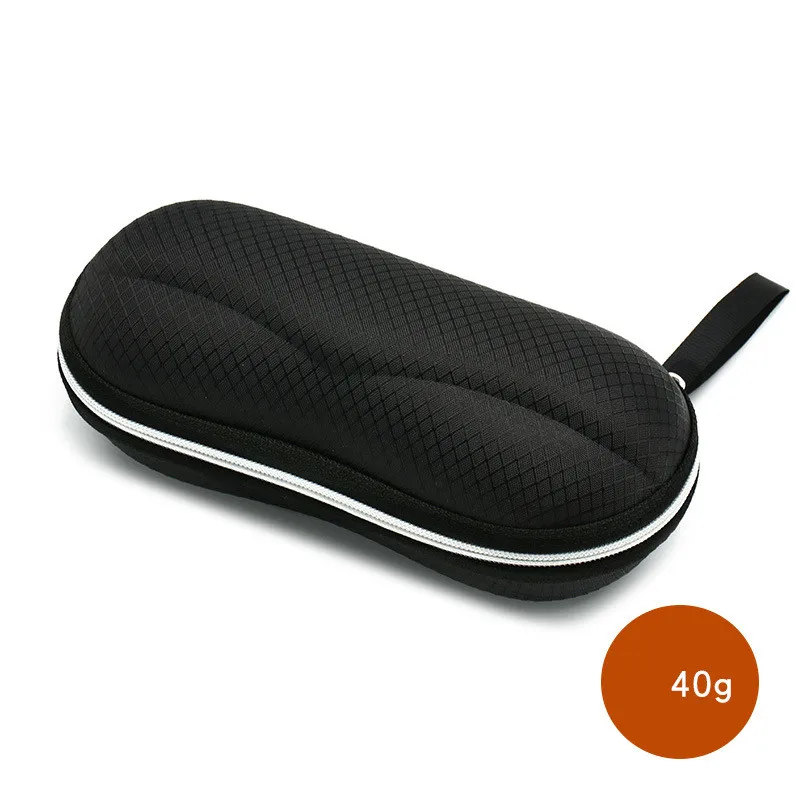 Protector de gafas de sol portátil, bolsa de viaje de estilo Simple, caja negra con cremallera, accesorios de dura para gafas, 1 ud.