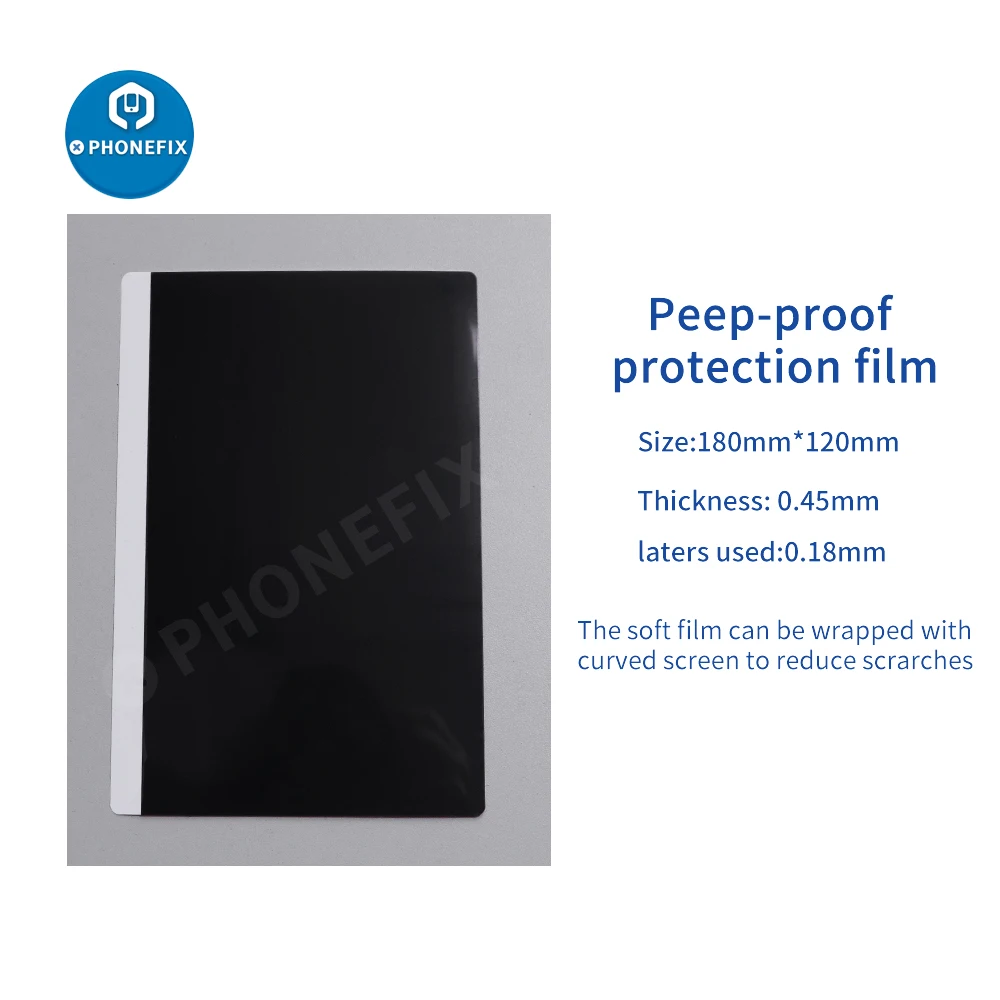 PHONEFIX Film Hidrolik Fleksibel untuk iPhone iPad Lapisan Pelindung Layar Depan Anti Biru/HD Lembar Hidrogel untuk Mesin Pemotong