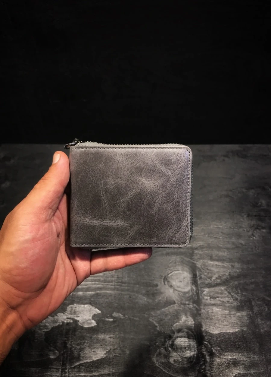 Bolso de mano Vintage con compartimento para teléfono, Cartera de cuero genuino con tarjetero, bolsa de regalo para mujeres y hombres, negro y marrón, 2021