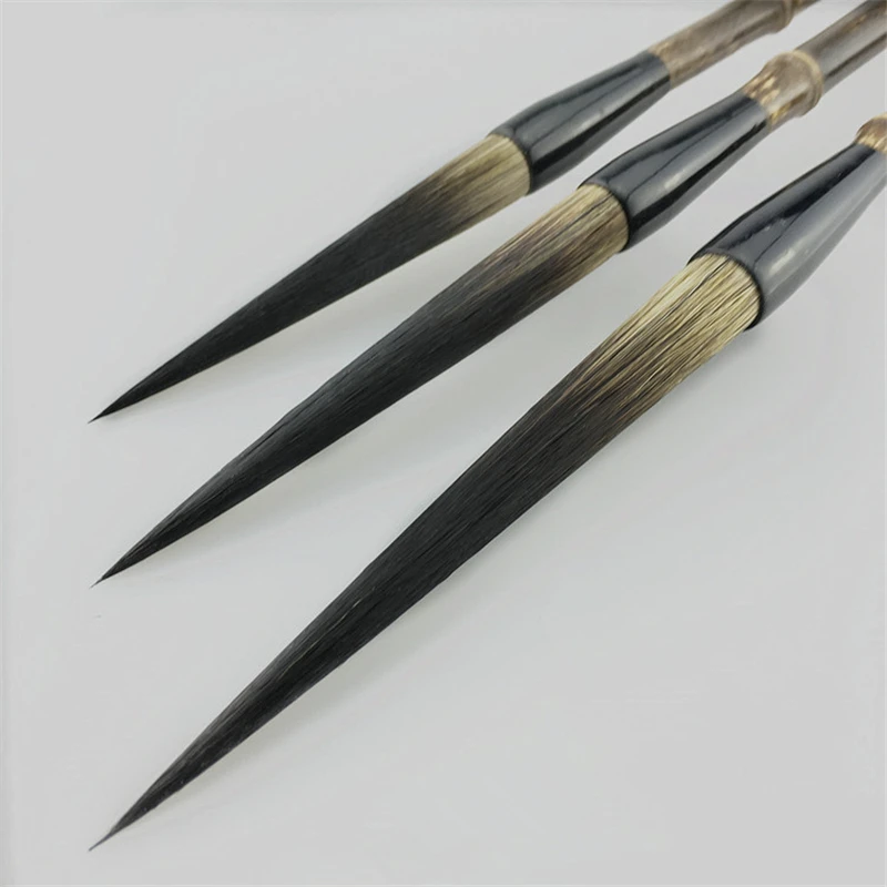 

Sumi-E Chinese Calligraphy Brushes Long Hair Brush Set Bamboo Painting Brush Landscape Drawing Brush