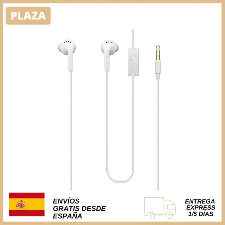 Auricular Original Samsung EHS61ASFWE Auricular Con Micrófono Blanco Para Galaxy J1, J3, J5 Envió Gratis