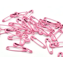 19mm Rose Pink Safety Pins Assorted Colors Rainbow Safety Pins Clothing Tag Pins For Clothes for Clothing Making And DIY Project