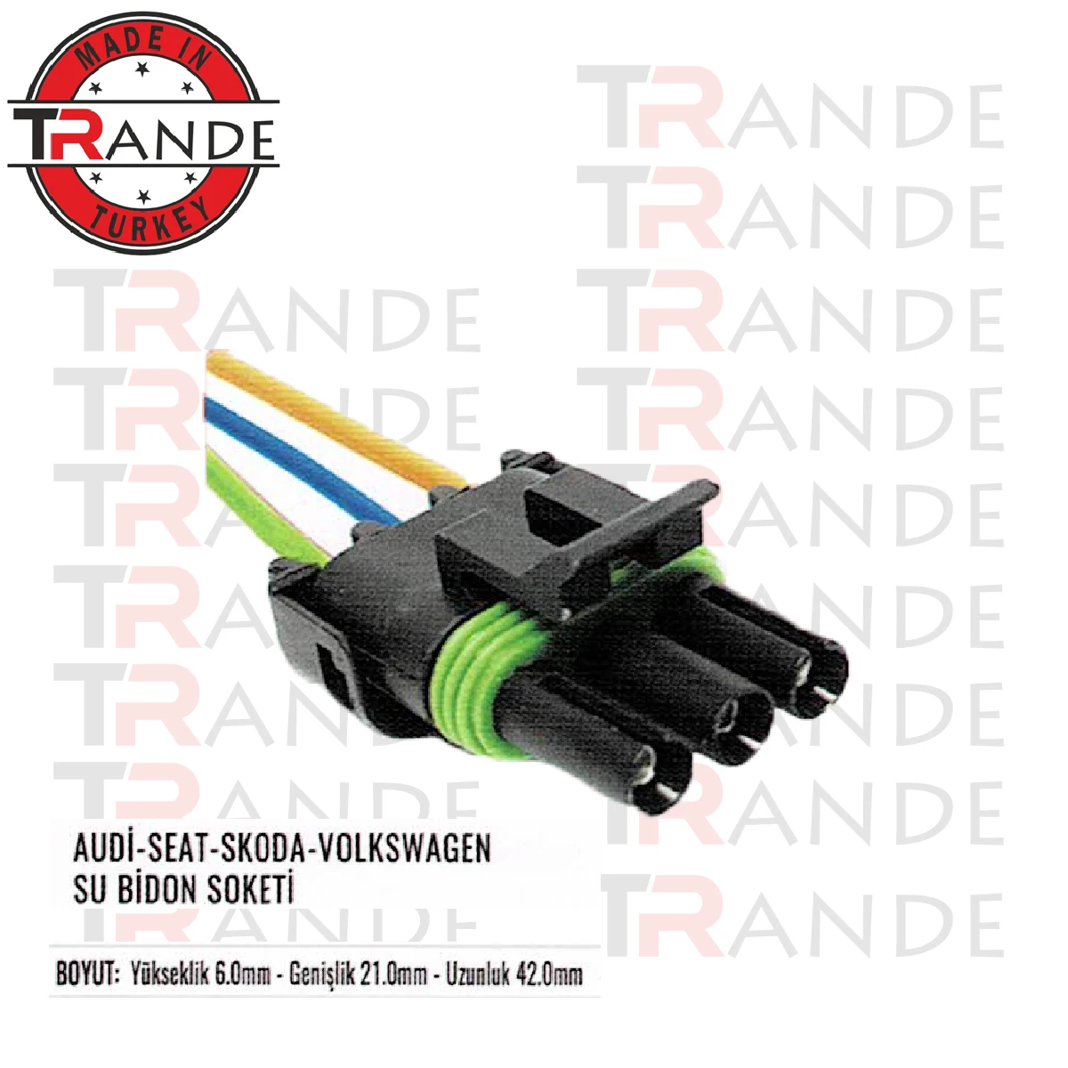 Trande water tank socket for Audi-Seat-Skoda-Volksvagen vehicles made in turkey trande store guarantee