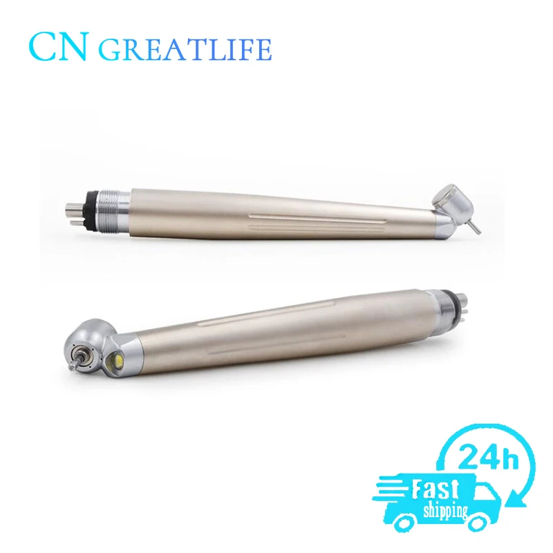 Dental 45 Degree Surgical Led High Speed Handpiece Dental Handpiece High Speed 2 Hole 4 Hole