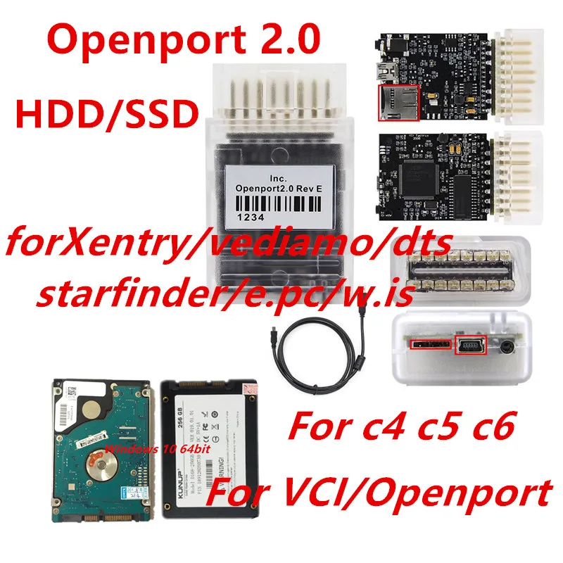 

2021 Tactrix Openport 2.0 with SSD V2021.06 MB STAR C4 C5 C6 XENRY/SCN/DAS/EPC data card/WIS//EWA/Starfinder/VEDIAMO/DTS-Monaco