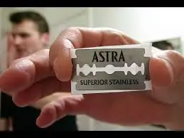 FOR SMOOTH SKIN WITH QUALITY SHAVING Astra Superior Stainless Double Edge Shaving Hair Razor Blue Pack X 400 Blade