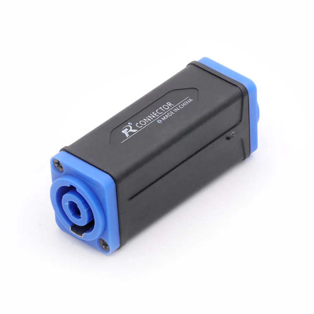 1pc 4Pins Speaker/Power Connector Coupler Adapter Extender Audio Speaker Panel Mount Straight Connector