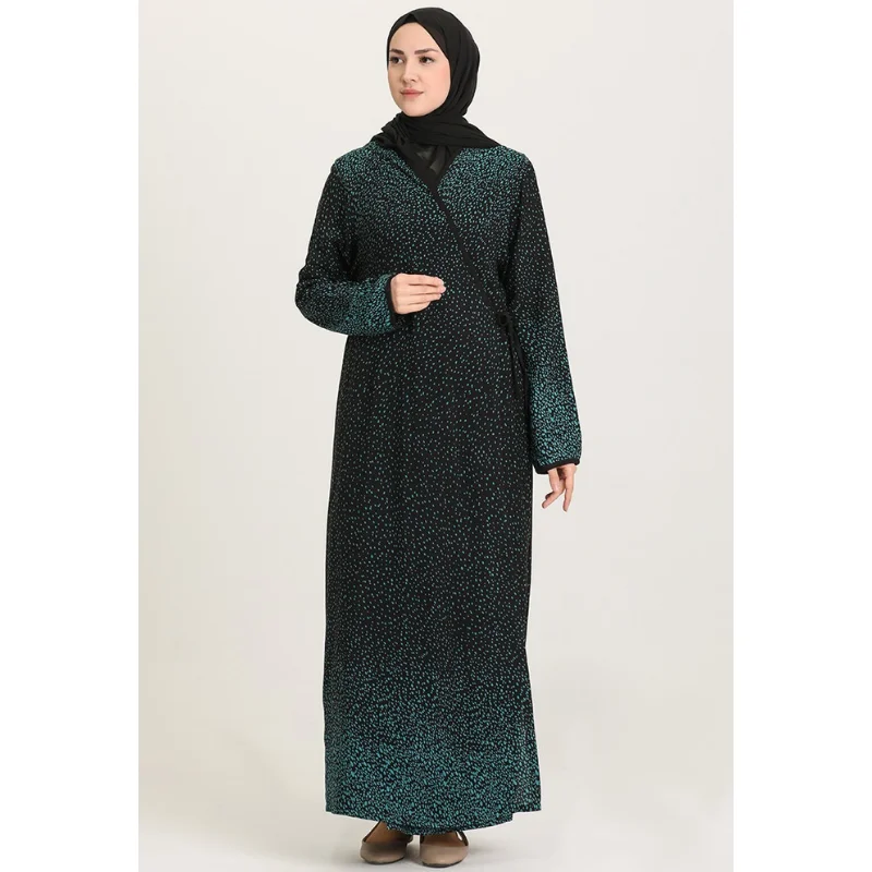 2021 New Season Prayer Dress Large Size Modest Islamic Worship Dress Turkey Model 4 Seasons Comfortable V-neck