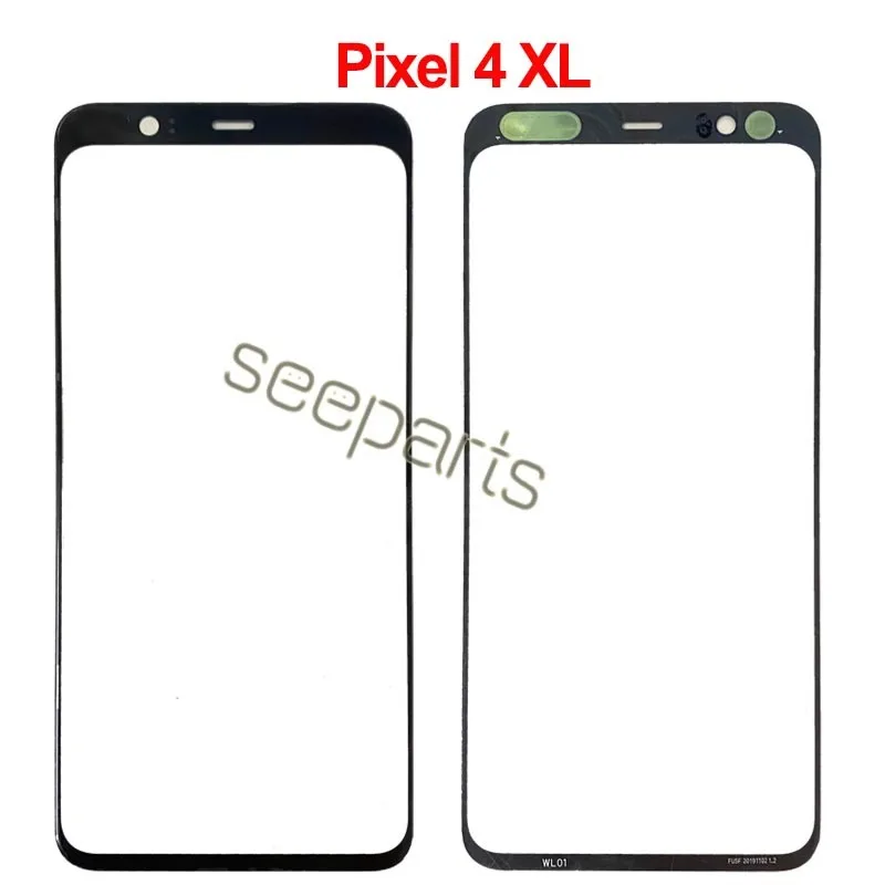 For Google Pixel 2 3 3a 4 XL 5 Outer Glass Lens Front Glass Pixel 4A 5A Screen Panel Replacement Parts Pixel 4A 5G Front Glass