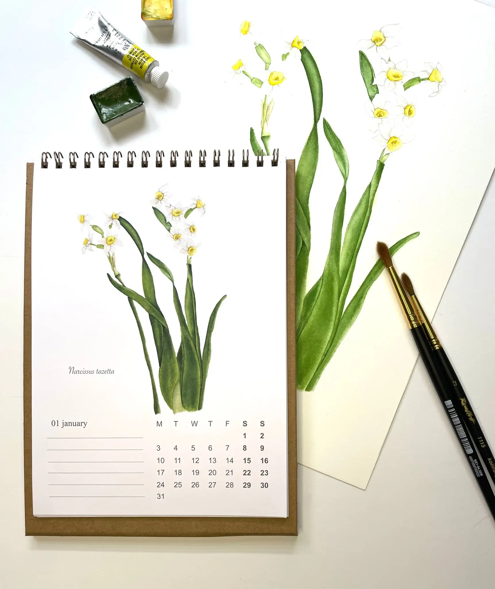 Papemus & Mf Craft Studio, Botanische Bureau Calender'