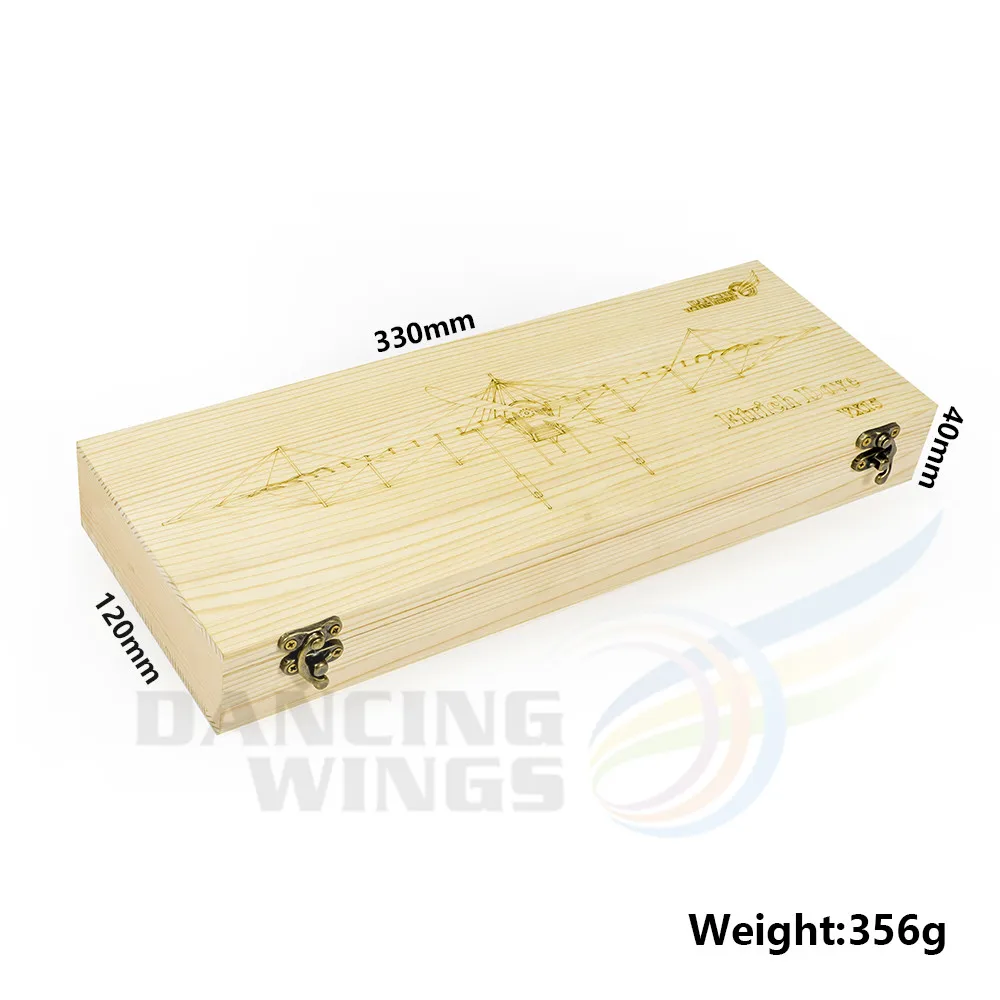 Dancing Wings Hobby VX15 1:31 Etrich Taube(Dove)Static model Airplane DIY Wooden Toys 3D Building Kit Puzzle Gift for Decoration