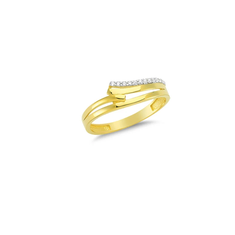 14K Solid Gold Classy Ring for Women