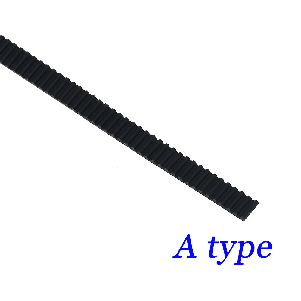 5M/6Mm Pu With Steel Core Rubber Fiberglass Timing Belt Gt2 Belt Black Color 2Gt Open Timing Belt 6Mm Width 5M For 3D Printer