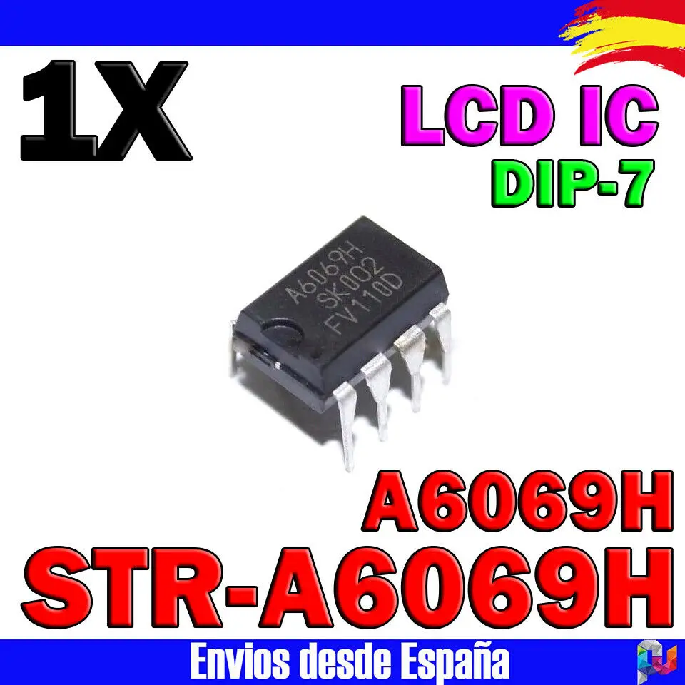 1x A6069H DIP-7 A6069 STR-A6069H LCD power module IC chip