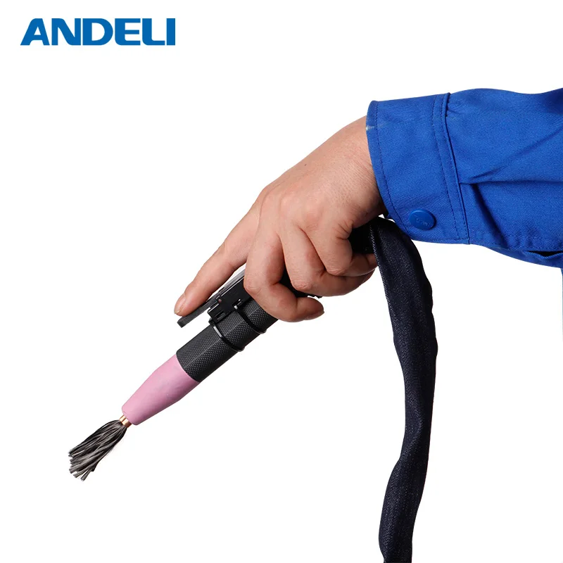 ANDELI-pistola de soldadura con soplete de limpieza, HD-250L, 4m, para máquina de soldadura TIG