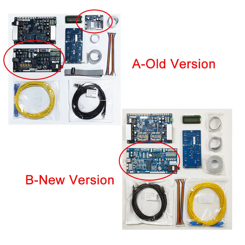 LXQIN Hoson Board Kit for Epson I3200 Printhead Double Head Board Set for ECO Solvent/water-based Printer Plates Network Version