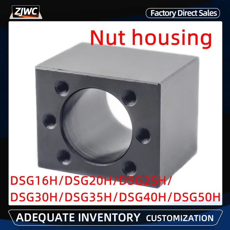 28mm DSG16H Halterung CNC-Teile RM1605 Kugelumlaufspindel Aluminium-Muttergehäuse Halterung Passend für SFU1610/SFU1604/SFU1605 – Detail 27