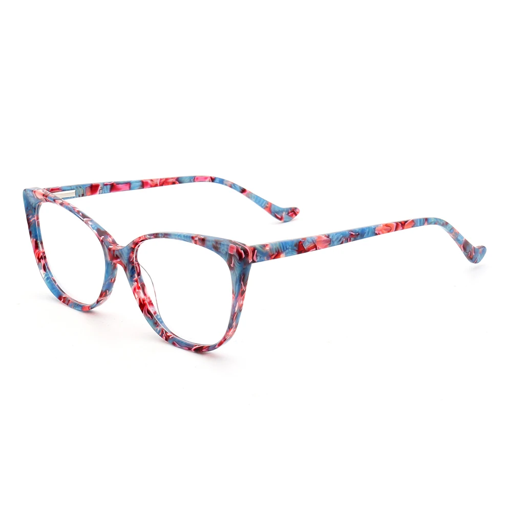 Women Cat Eye Eyeglass Frames for Women Optical Glass Frames Retro Pink Tortoise Prescription Eyewear Fashion Female Spectacles