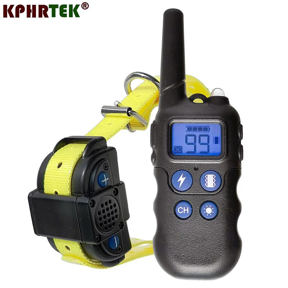 60 PCS Shock/ Vibration / Light / Sound Wakie takie rechargeable Remote and rechargeable Waterproof Receiver Collar DHL22kg6D5