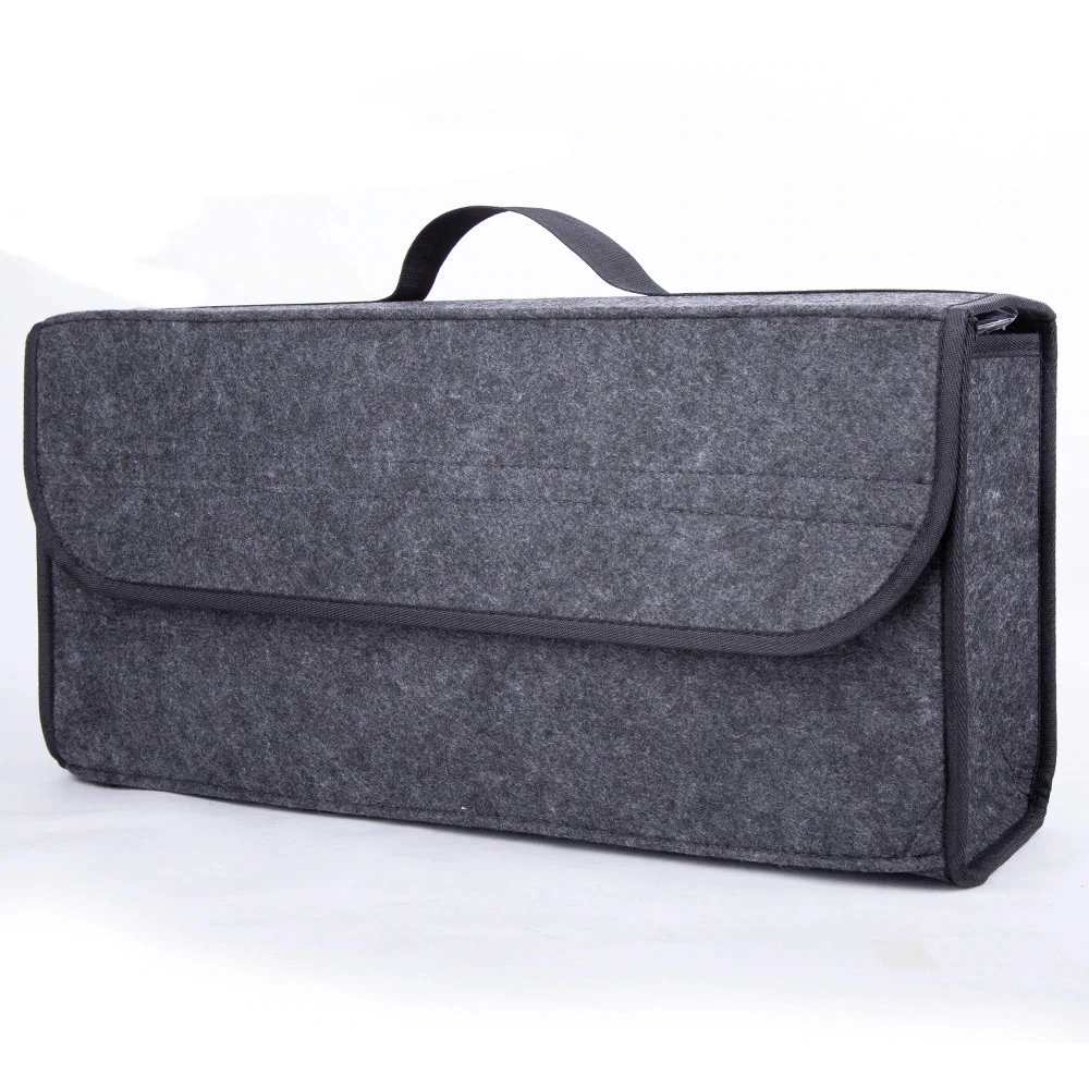 New Portable Foldable Car Trunk Organizer Felt Cloth Storage Box Case Auto Interior Stowing Tidying Container Bags Dropshipping