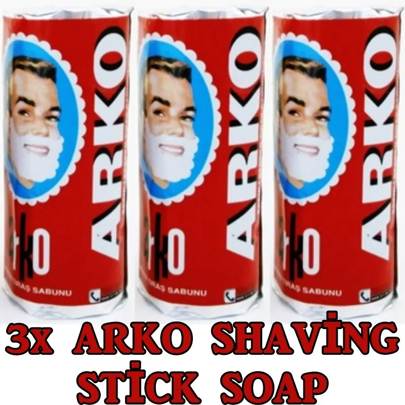 Arko – 3 savons pour rasoir, 75g, livraison gratuite